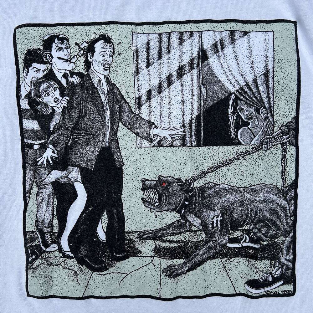 Vintage 80s BMX HAMMER bodywear bodyguards t shirt Junkyard Dog XL Marc McKee